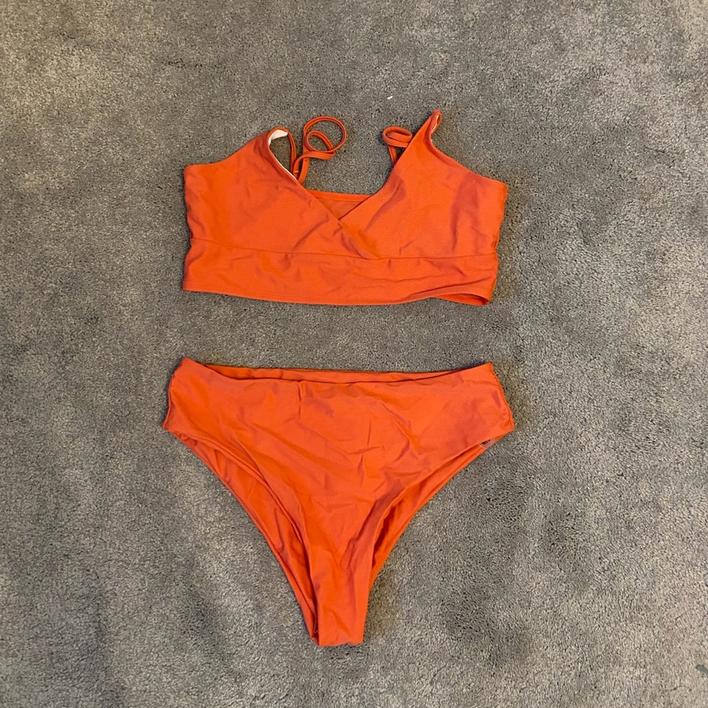 Orange Shein bikini